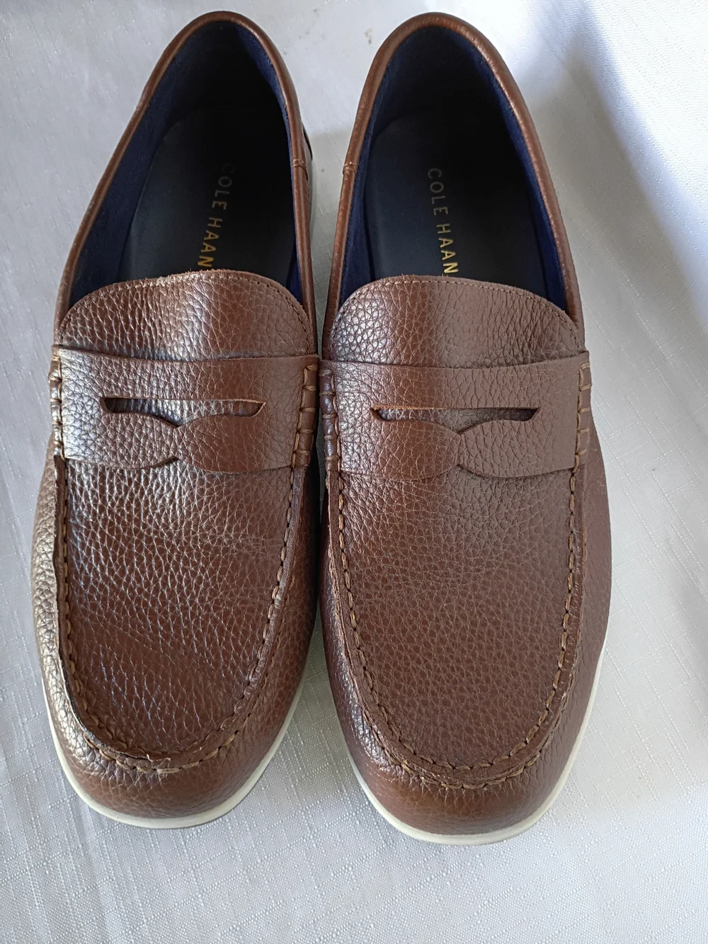 Cole Haan Men’s Brown Leather Penny Loafers Size 9.5